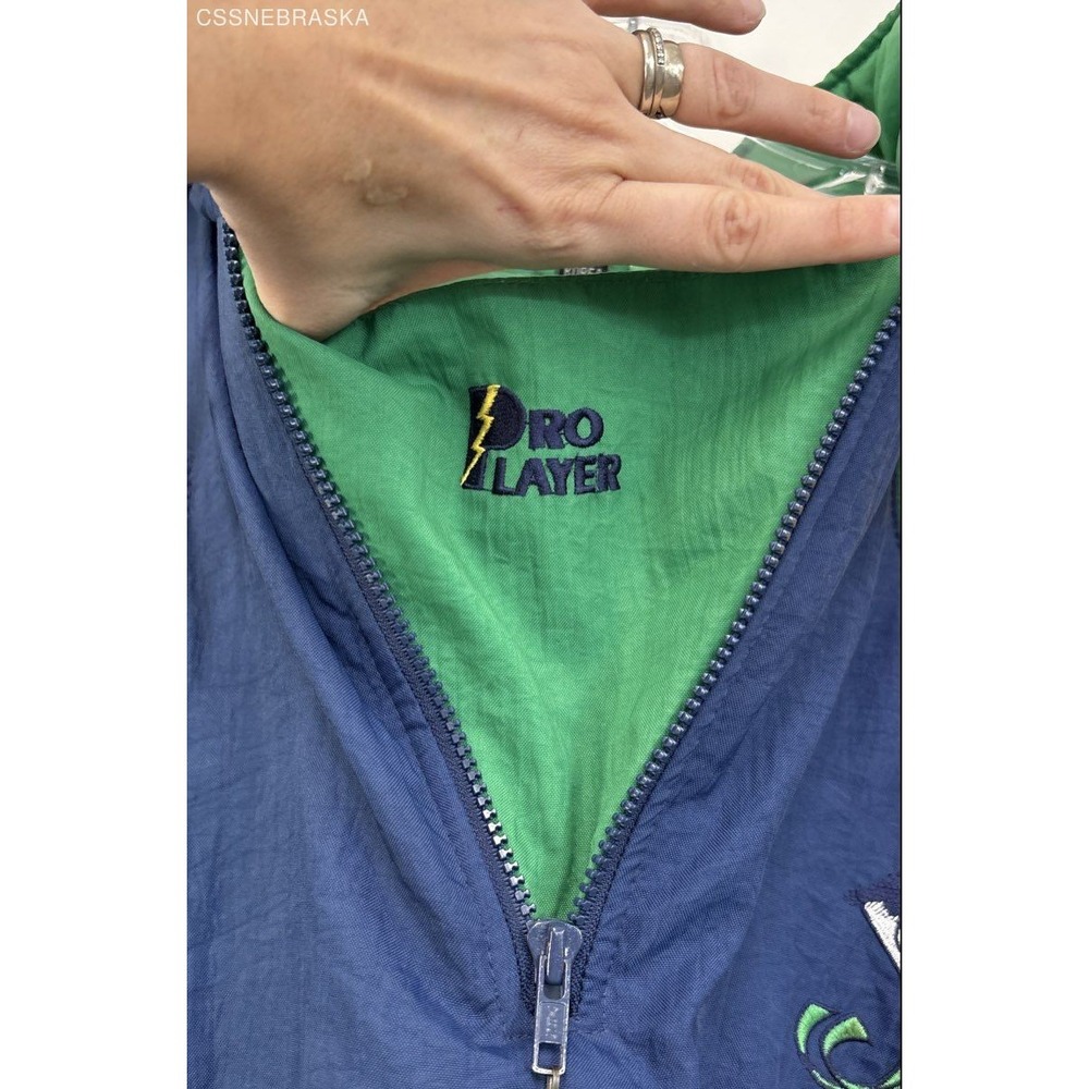 Vintage Notre Dame Fighting Irish half-zip windbreaker jacket‎ Multicolor - XXL - Picture 6 of 9